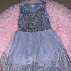 Girls Sparkle Unicorn Dress